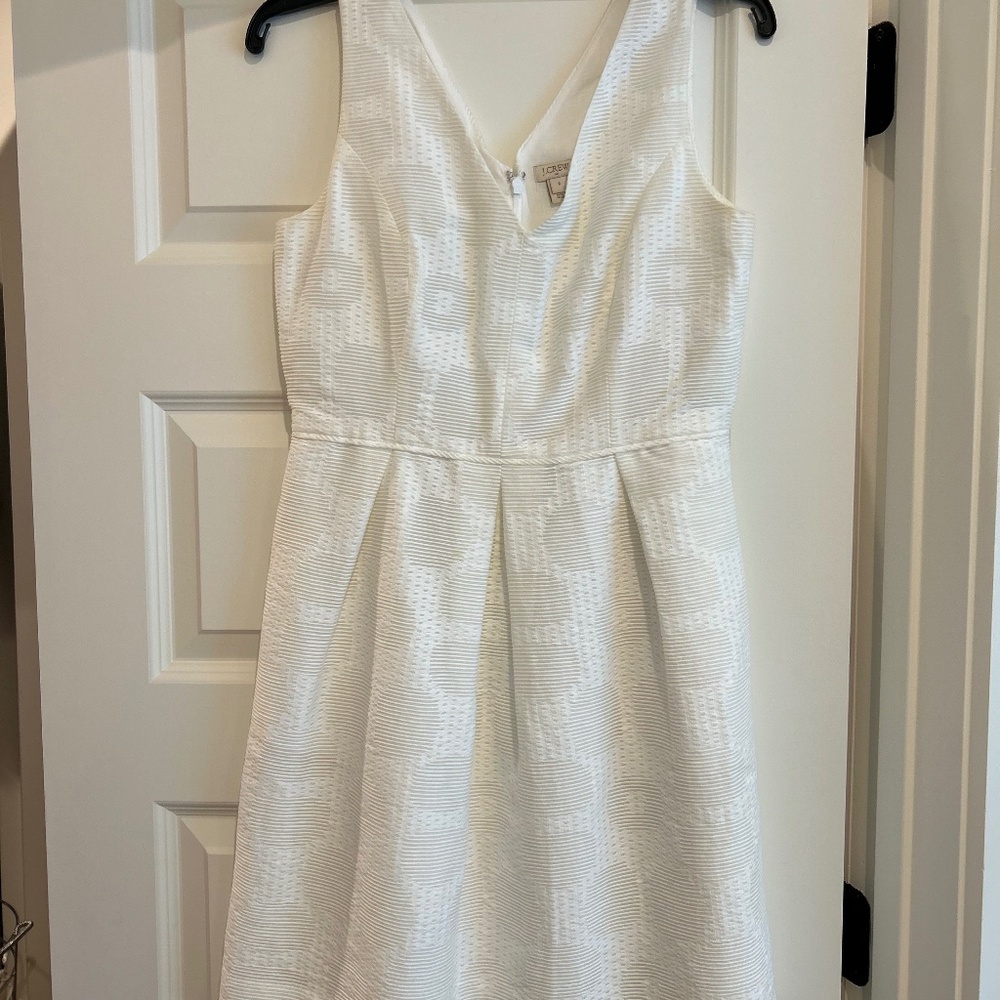 White Jcrew Dress